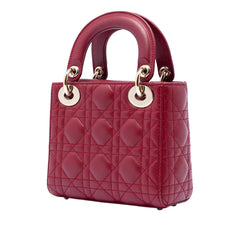 Dior Mini Lambskin Cannage Lady Dior