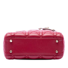 Dior Mini Lambskin Cannage Lady Dior
