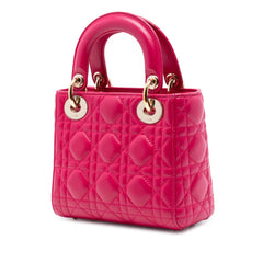 Dior Mini Lambskin Cannage Lady Dior