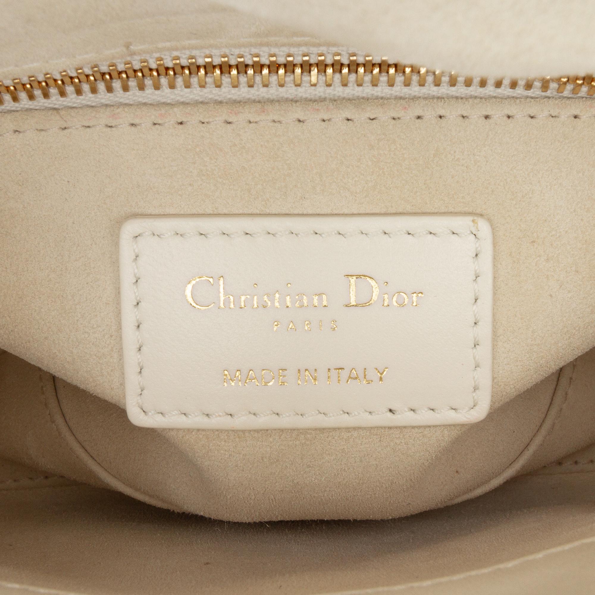 Dior Mini Lambskin Cannage Lucky Star Studded Lady Dior