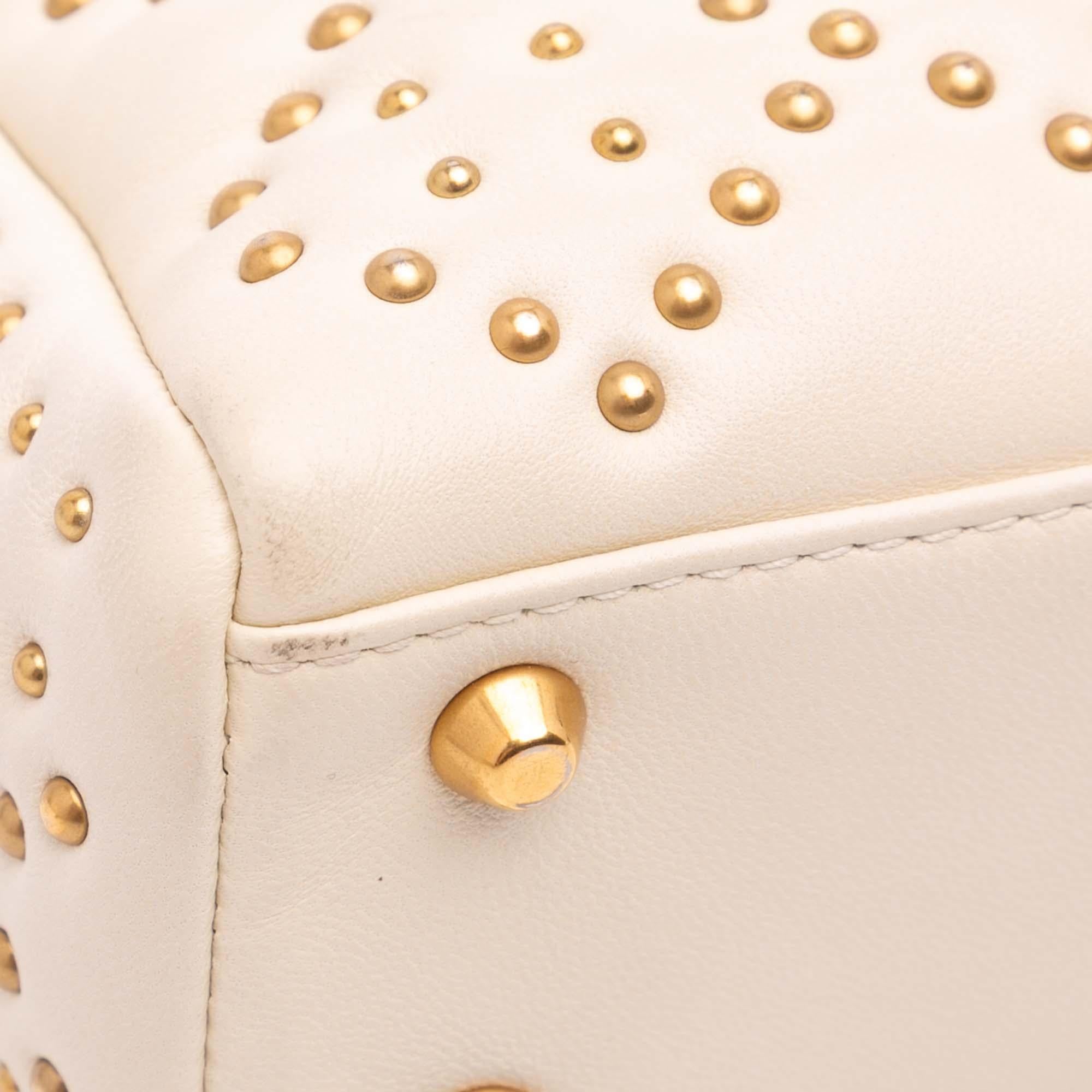 Dior Mini Lambskin Cannage Studded Supple Lady Dior