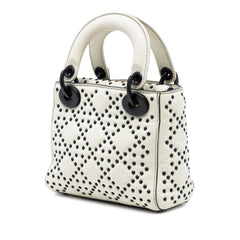 Dior Mini Lambskin Cannage Studded Supple Lady Dior