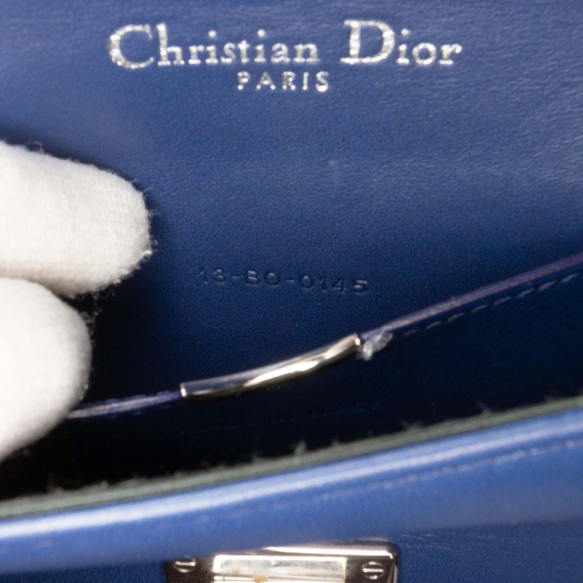 Dior Mini Lambskin Diorama Flap