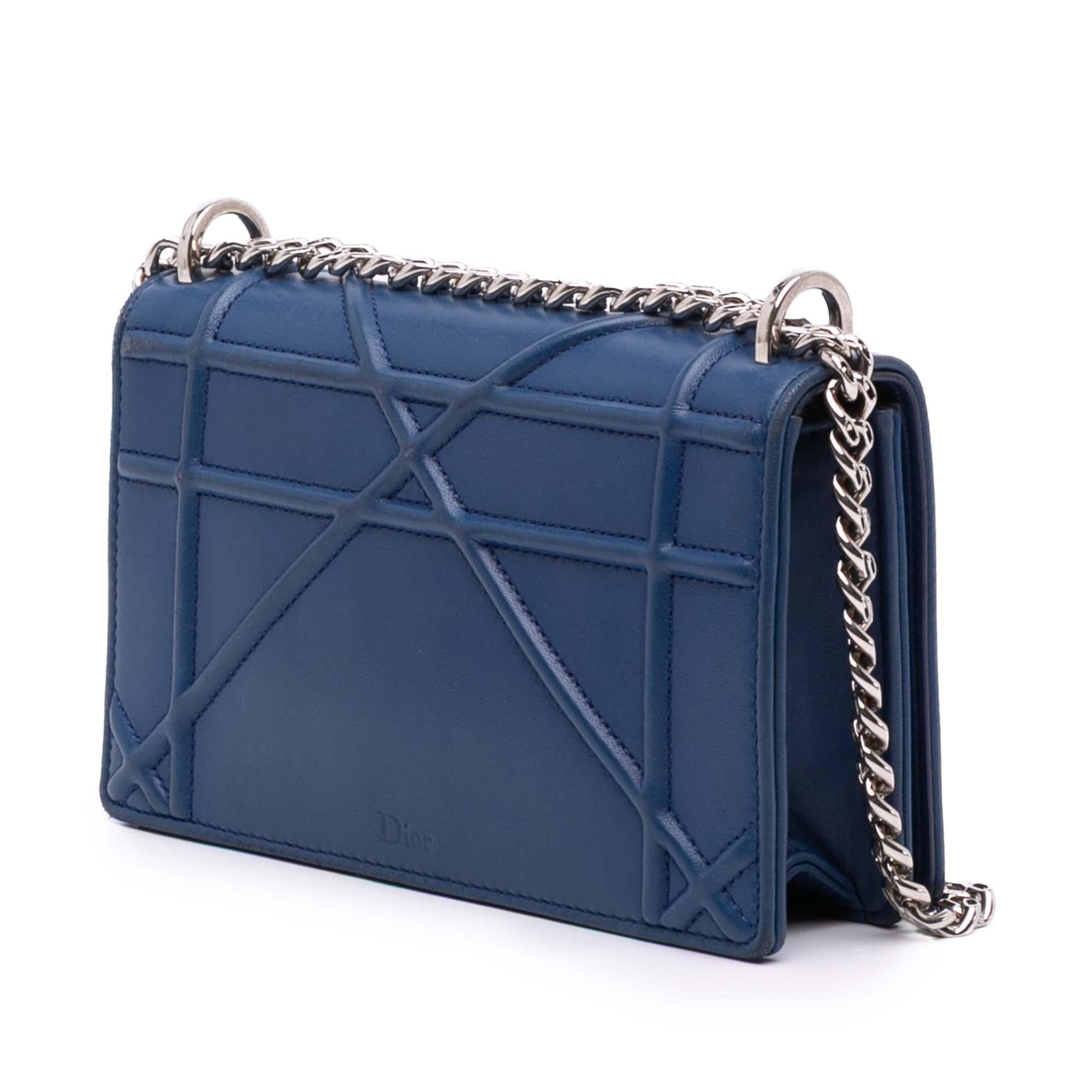 Dior Mini Lambskin Diorama Flap