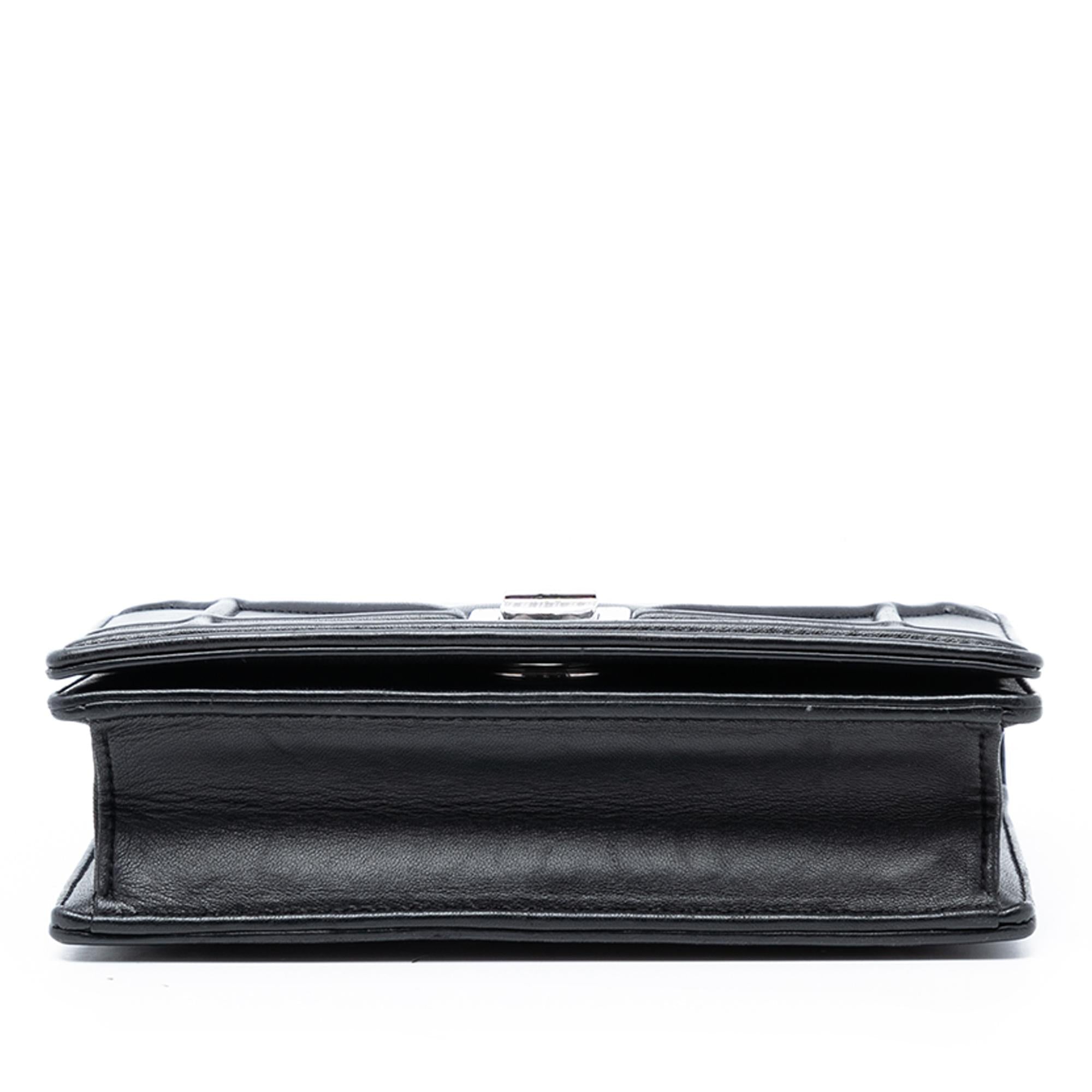 Dior Mini Lambskin Diorama Flap