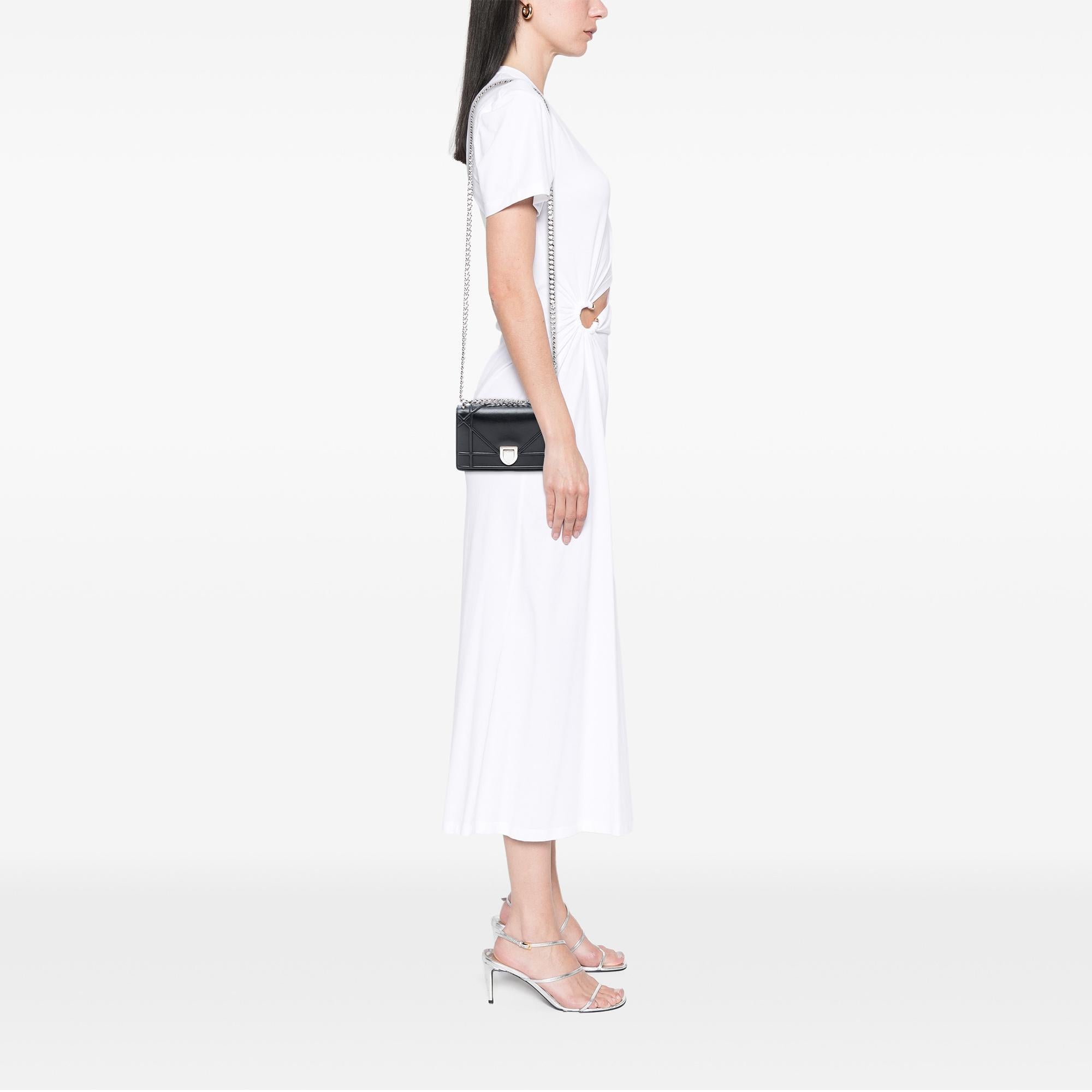 Dior Mini Lambskin Diorama Flap