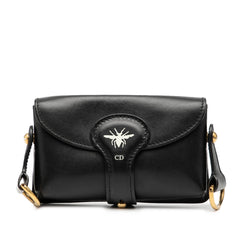 Dior Mini Leather D Bee Saddle Bag
