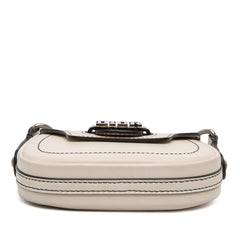 Dior Mini Leather D Fence Saddle Bag