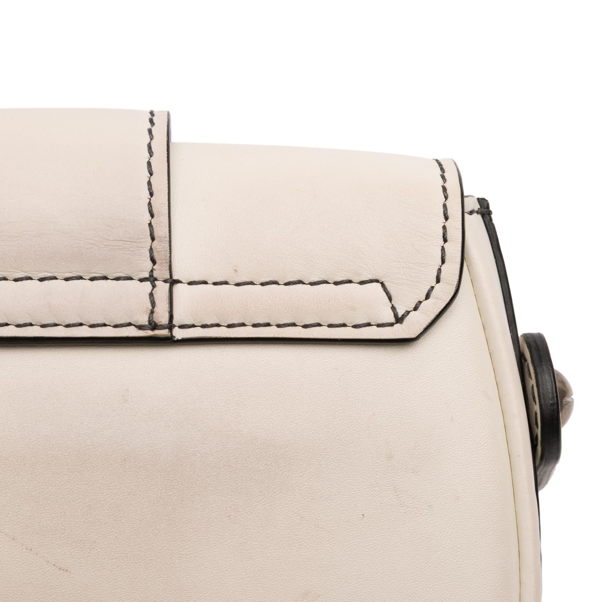 Dior Mini Leather D Fence Saddle Bag
