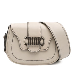 Dior Mini Leather D Fence Saddle Bag