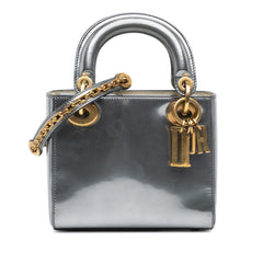 Dior Mini Metallic Patent Lady Dior
