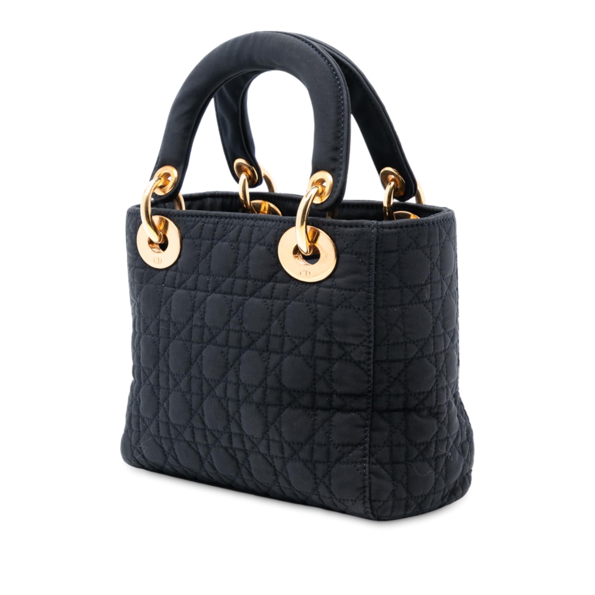 Dior Mini Nylon Cannage Lady Dior