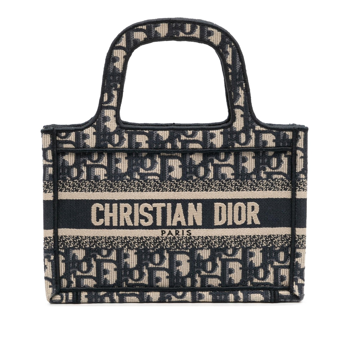 Dior Mini Oblique Canvas Book Tote