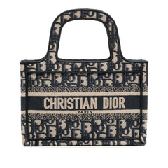 Dior Mini Oblique Canvas Book Tote