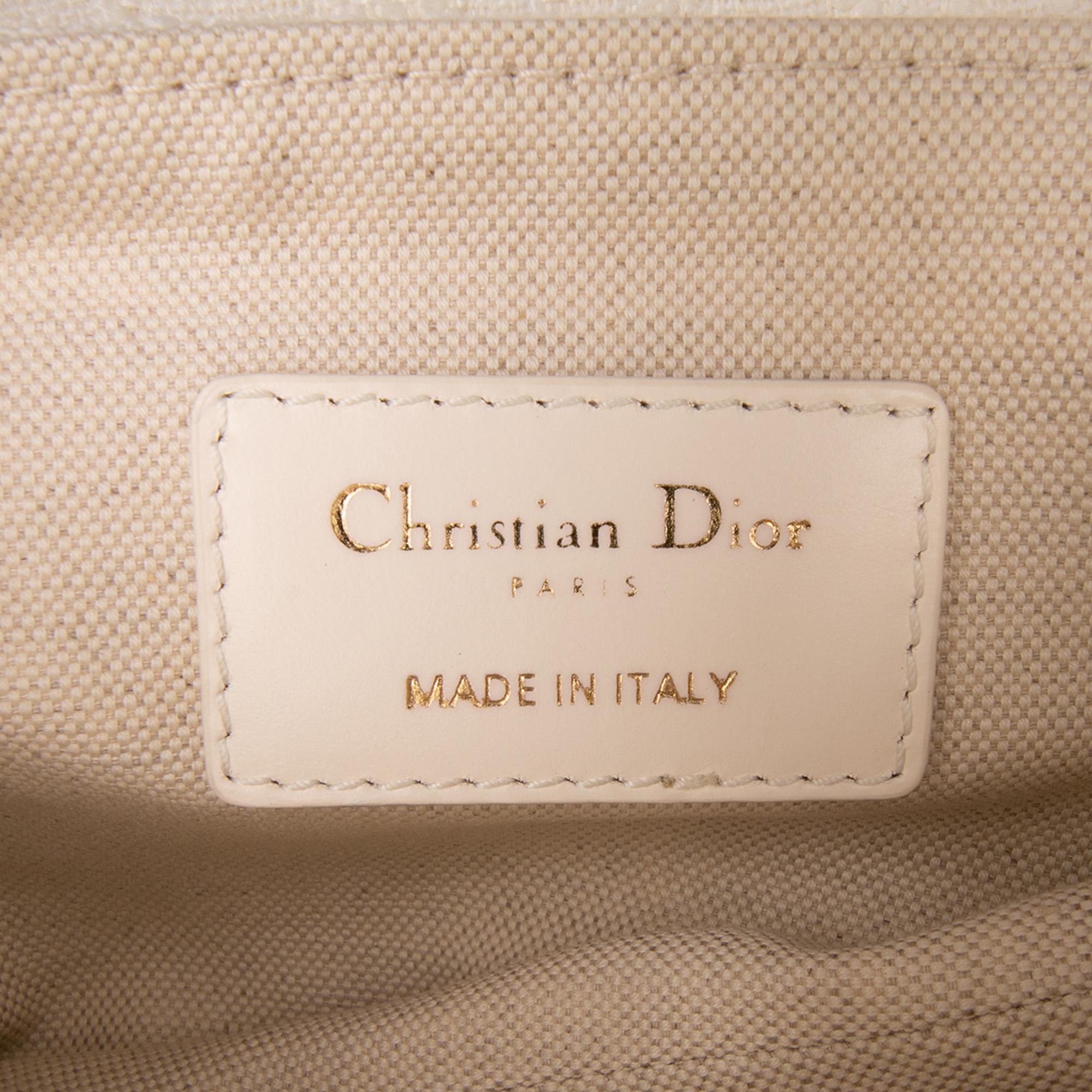 Dior Mini Oblique Canvas Saddle Bag