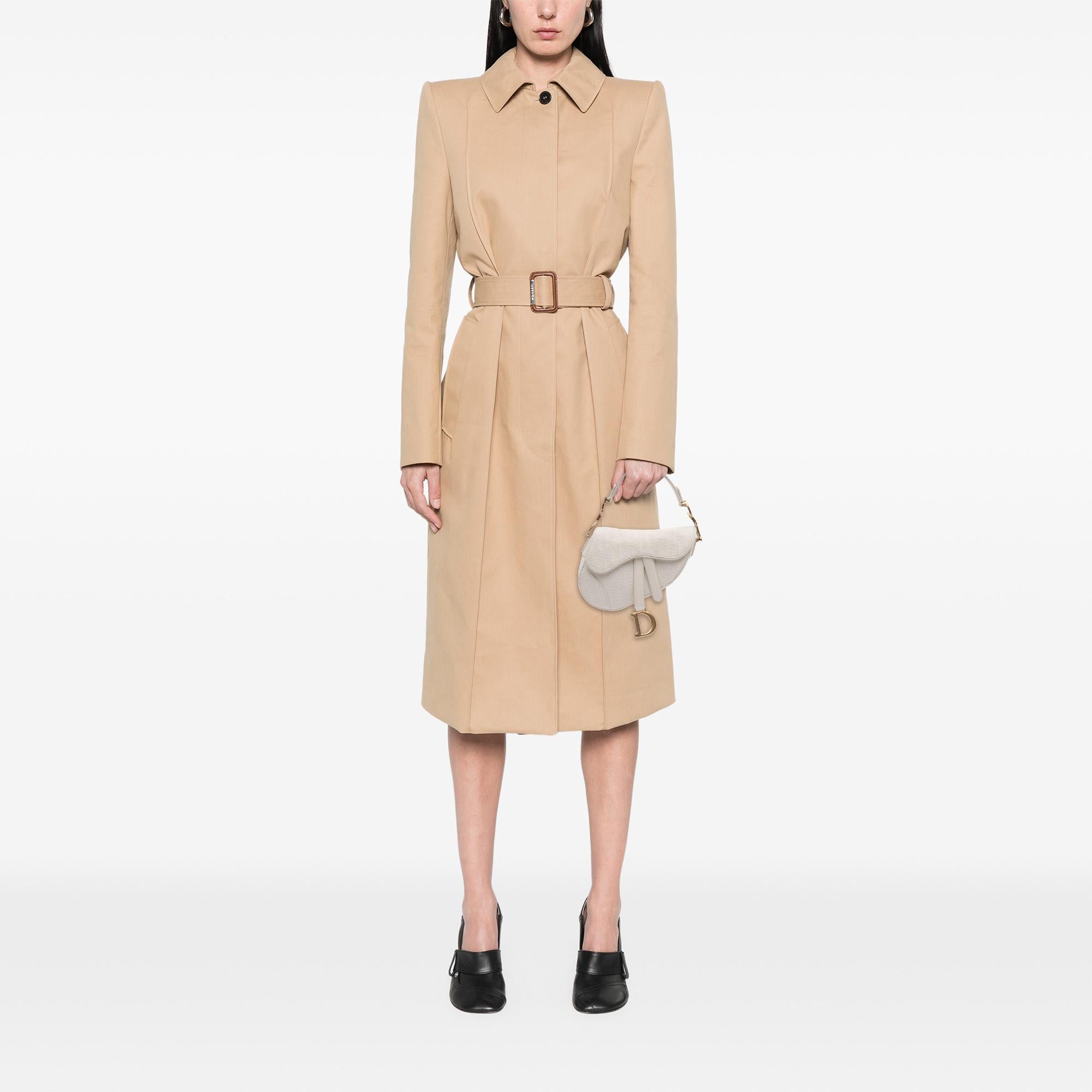 Dior Mini Oblique Canvas Saddle Bag