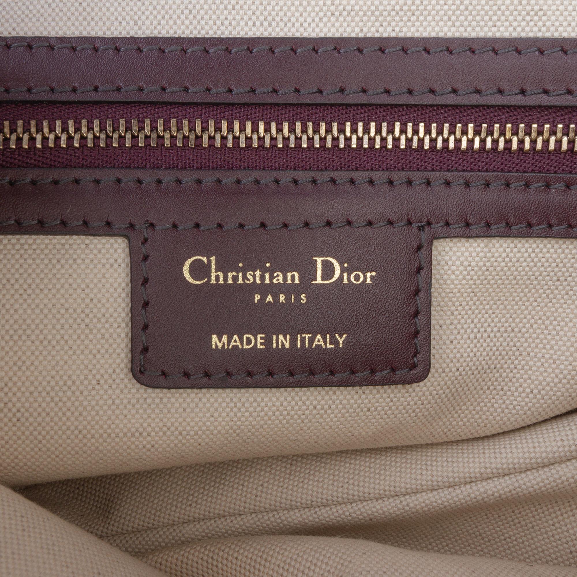 Dior Mini Oblique Canvas Saddle Bag
