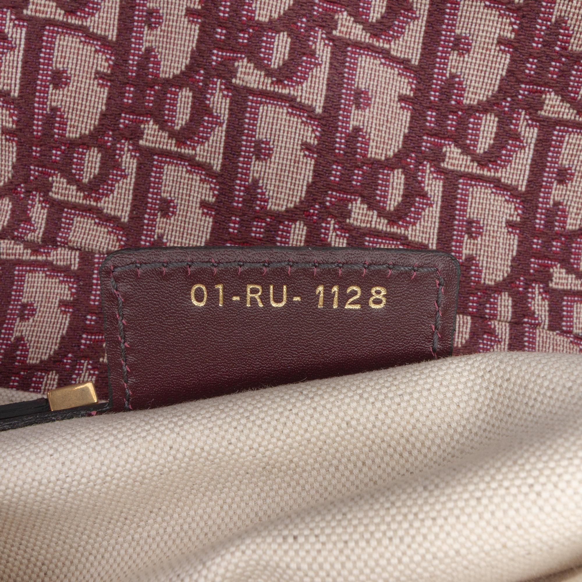 Dior Mini Oblique Canvas Saddle Bag