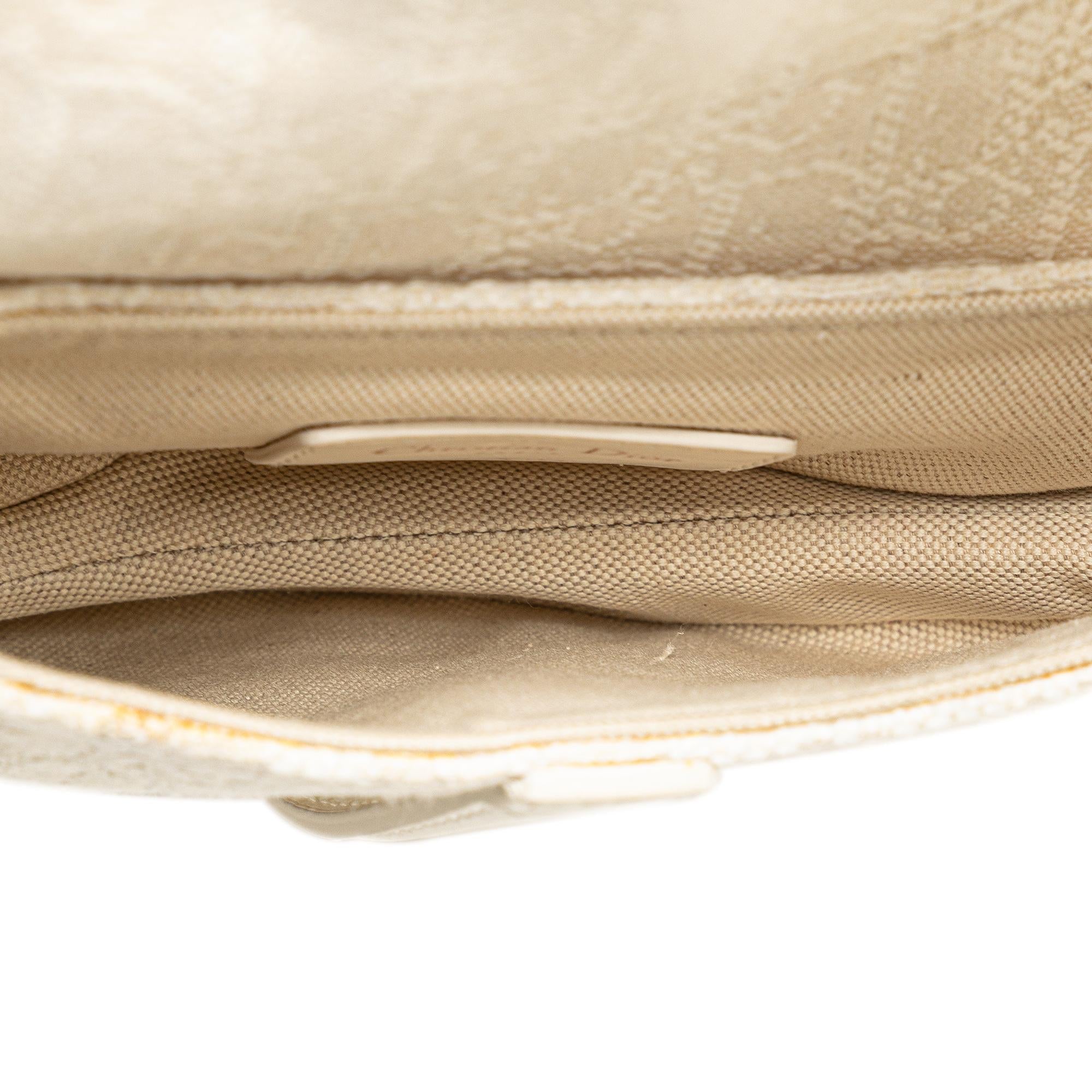 Dior Mini Oblique Canvas Saddle Bag