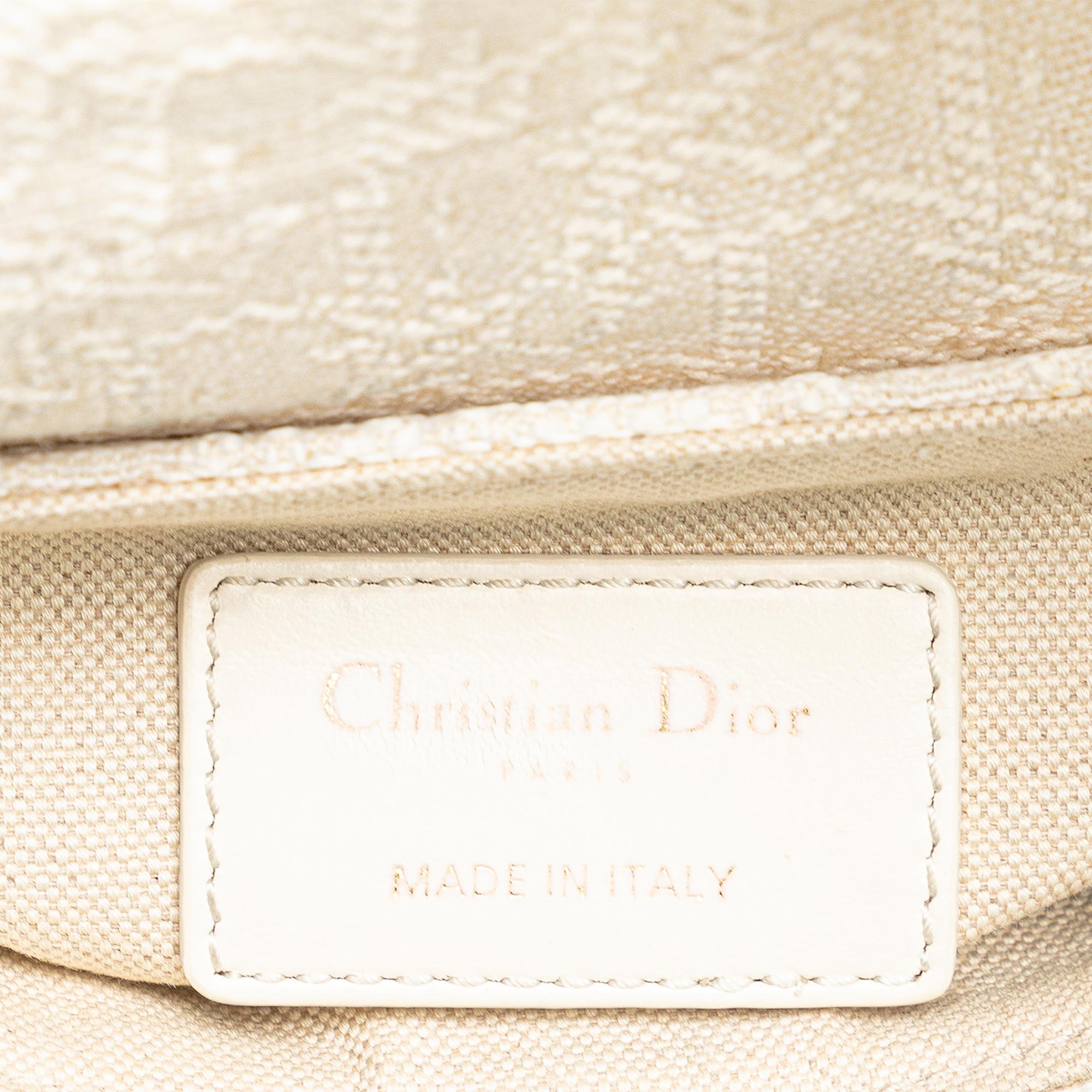 Dior Mini Oblique Canvas Saddle Bag