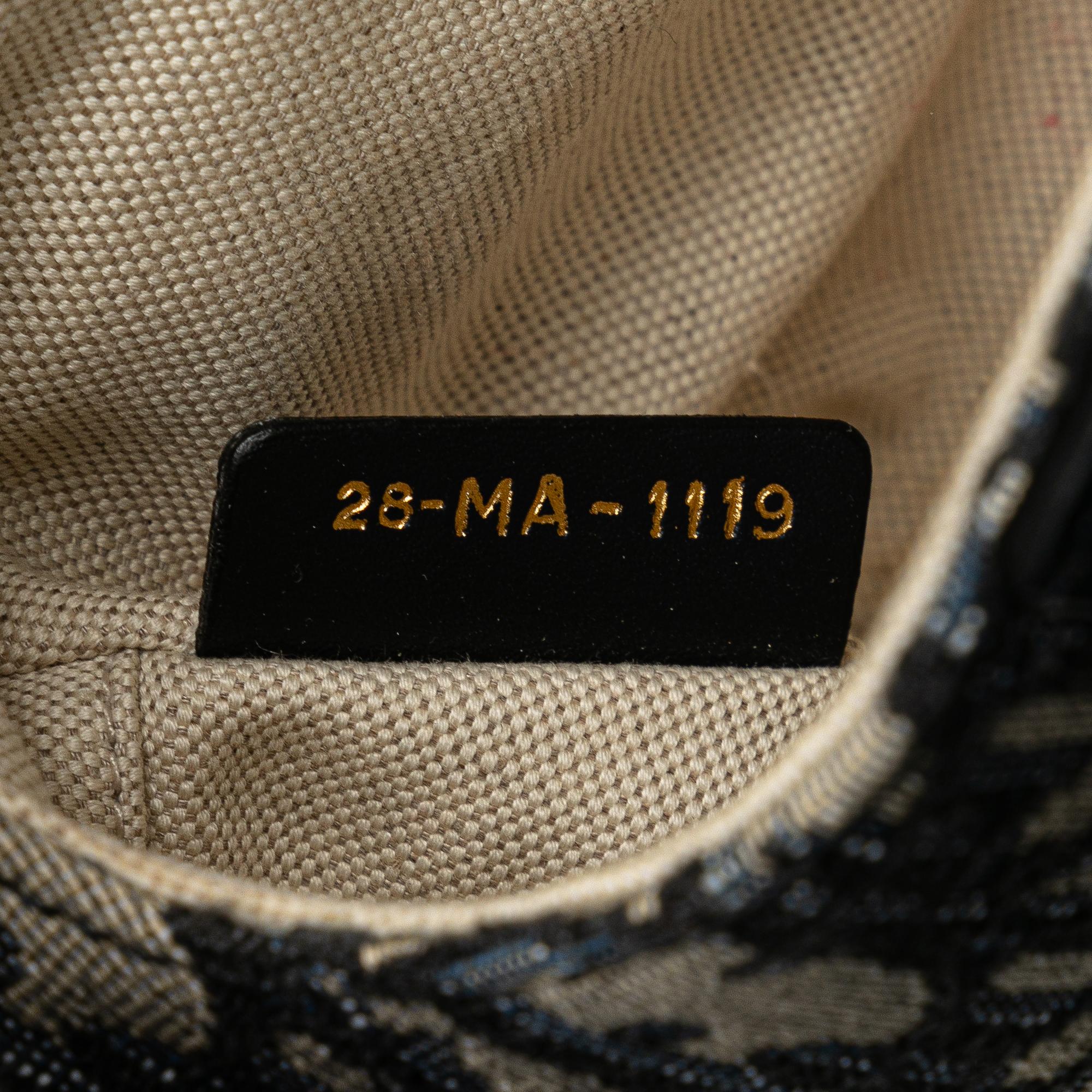 Dior Mini Oblique Canvas Saddle Bag