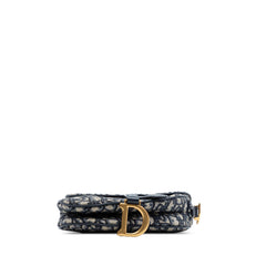 Dior Mini Oblique Canvas Saddle Bag