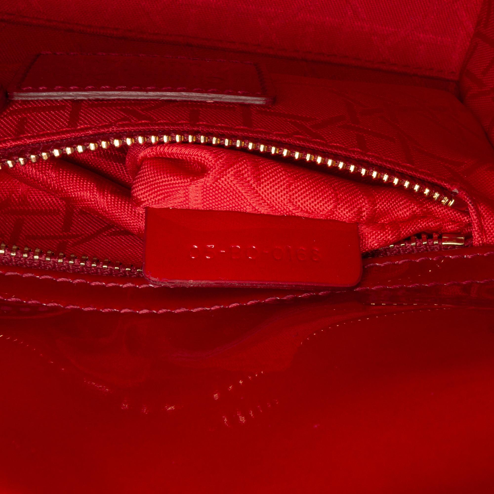 Dior Mini Patent Cannage Lady Dior