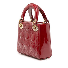 Dior Mini Patent Cannage Lady Dior