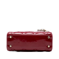 Dior Mini Patent Cannage Lady Dior