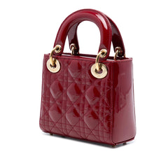 Dior Mini Patent Cannage Lady Dior