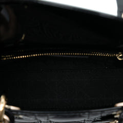 Dior Mini Patent Cannage Lady Dior