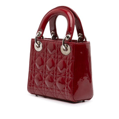 Dior Mini Patent Cannage Lady Dior