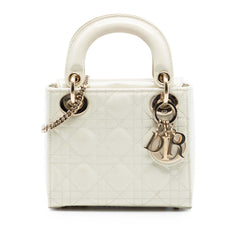 Dior Mini Patent Cannage Lady Dior