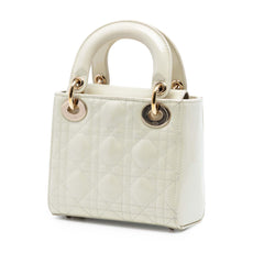 Dior Mini Patent Cannage Lady Dior