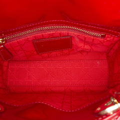 Dior Mini Patent Cannage Lady Dior