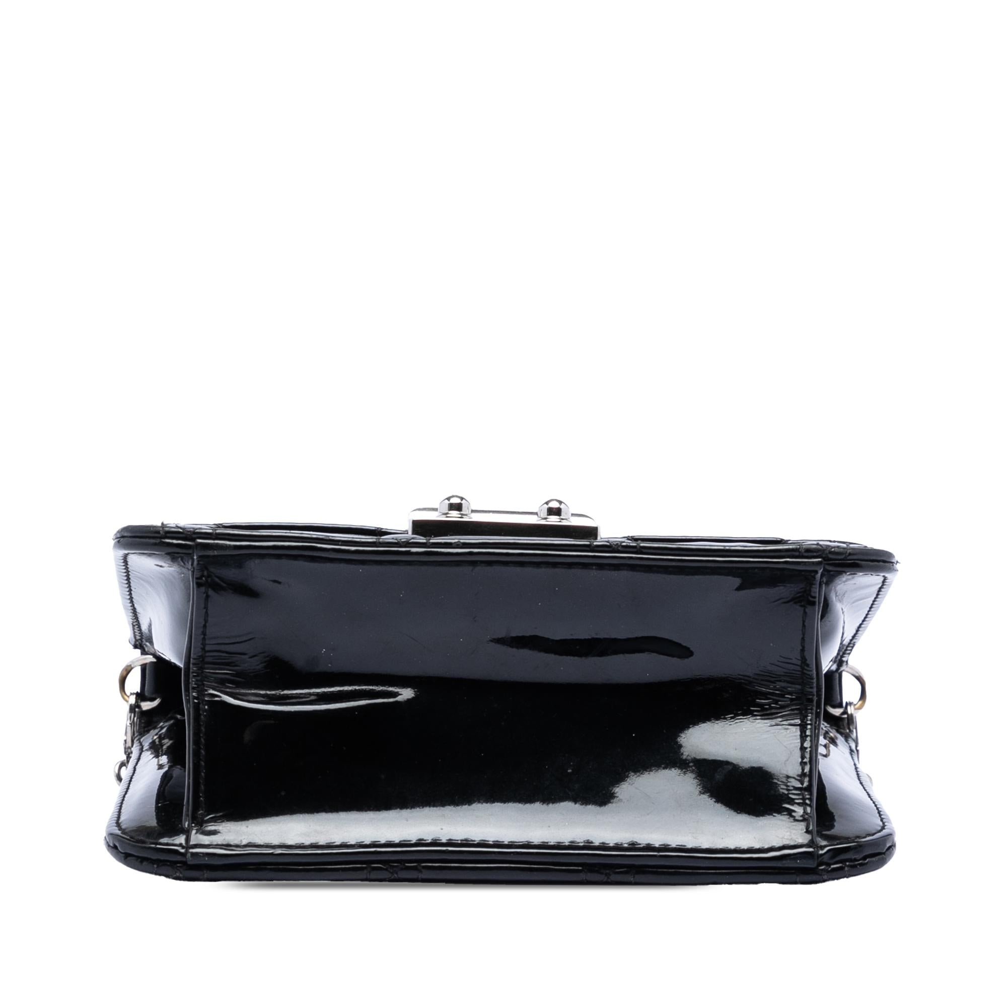 Dior Mini Patent Cannage Miss Dior Pouch