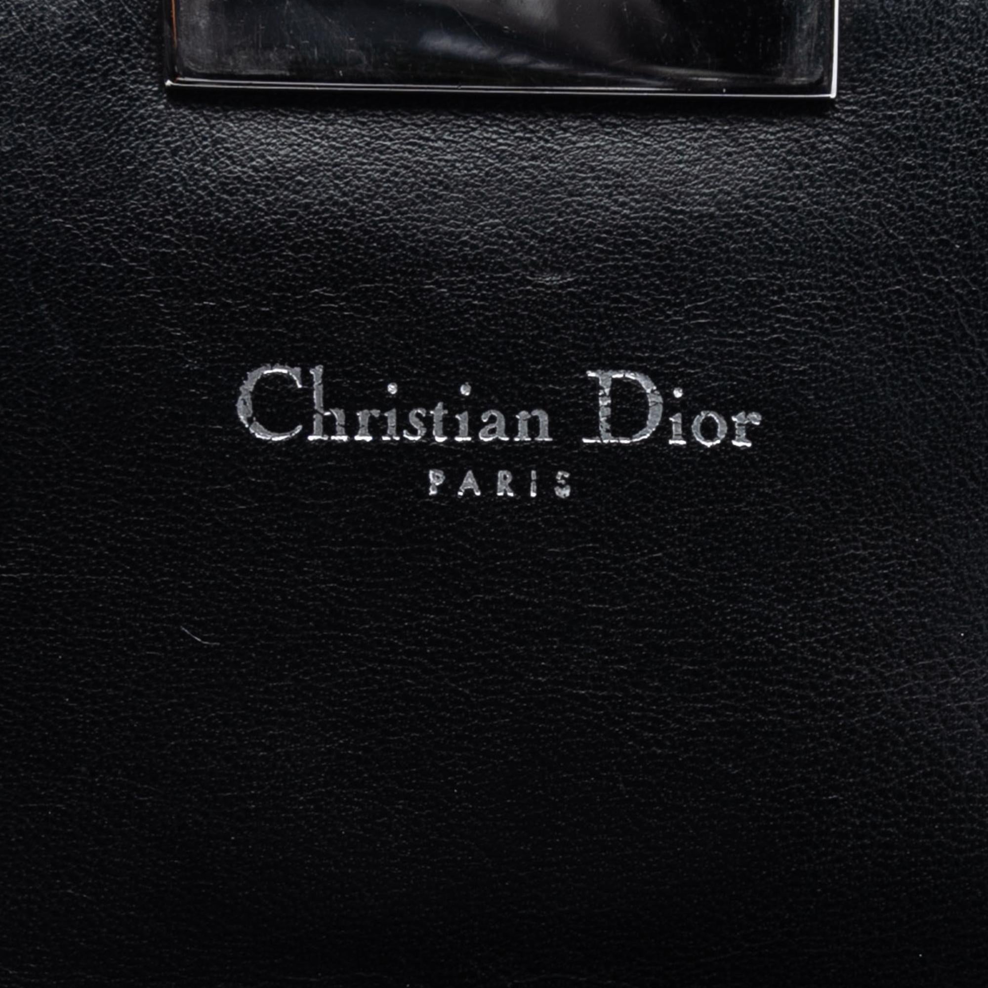 Dior Mini Patent Cannage Miss Dior Pouch
