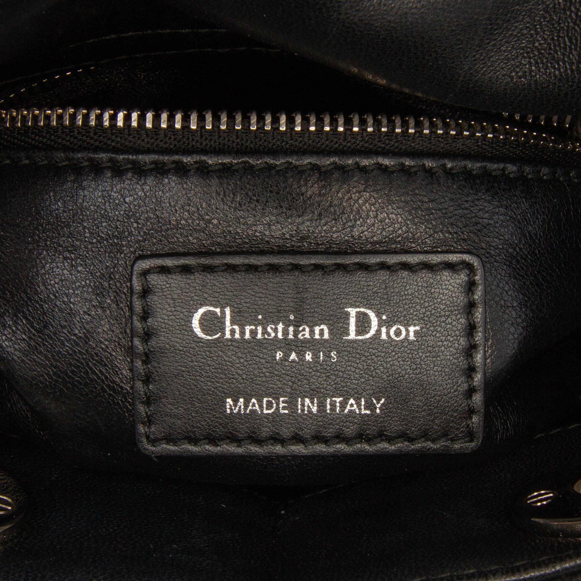 Dior Mini Patent Sequined Lady Dior