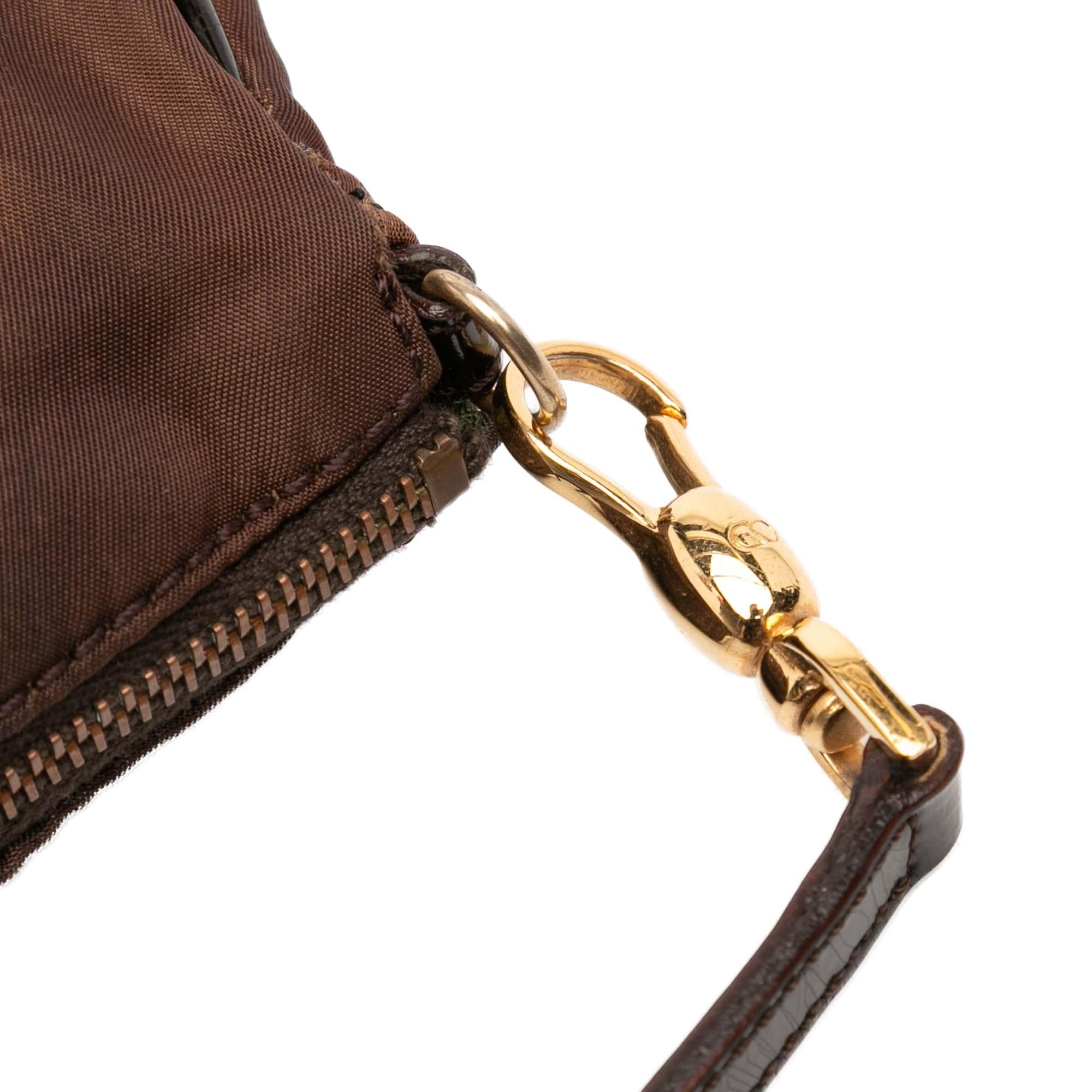 Dior Mini Printed Nylon Saddle Pochette