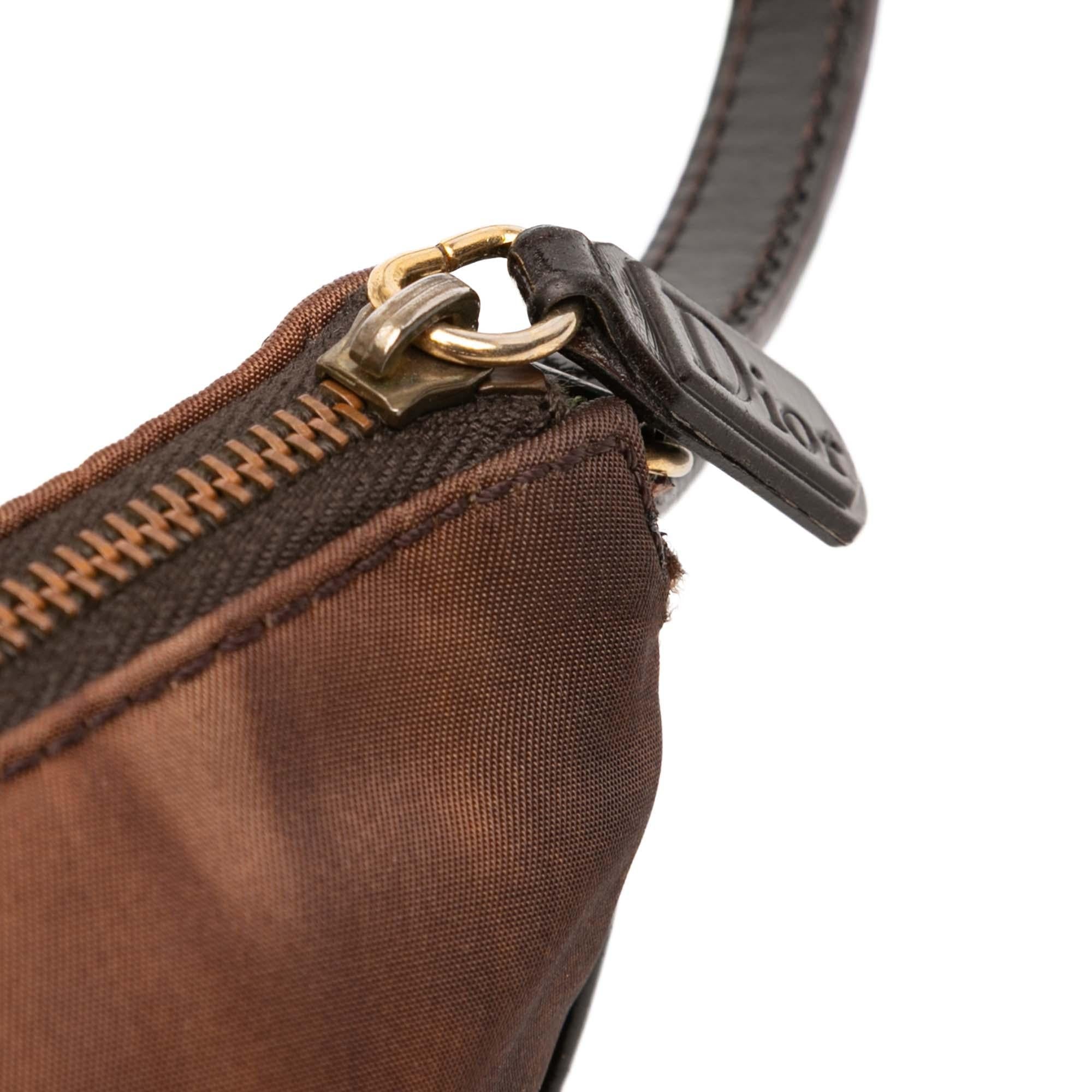 Dior Mini Printed Nylon Saddle Pochette