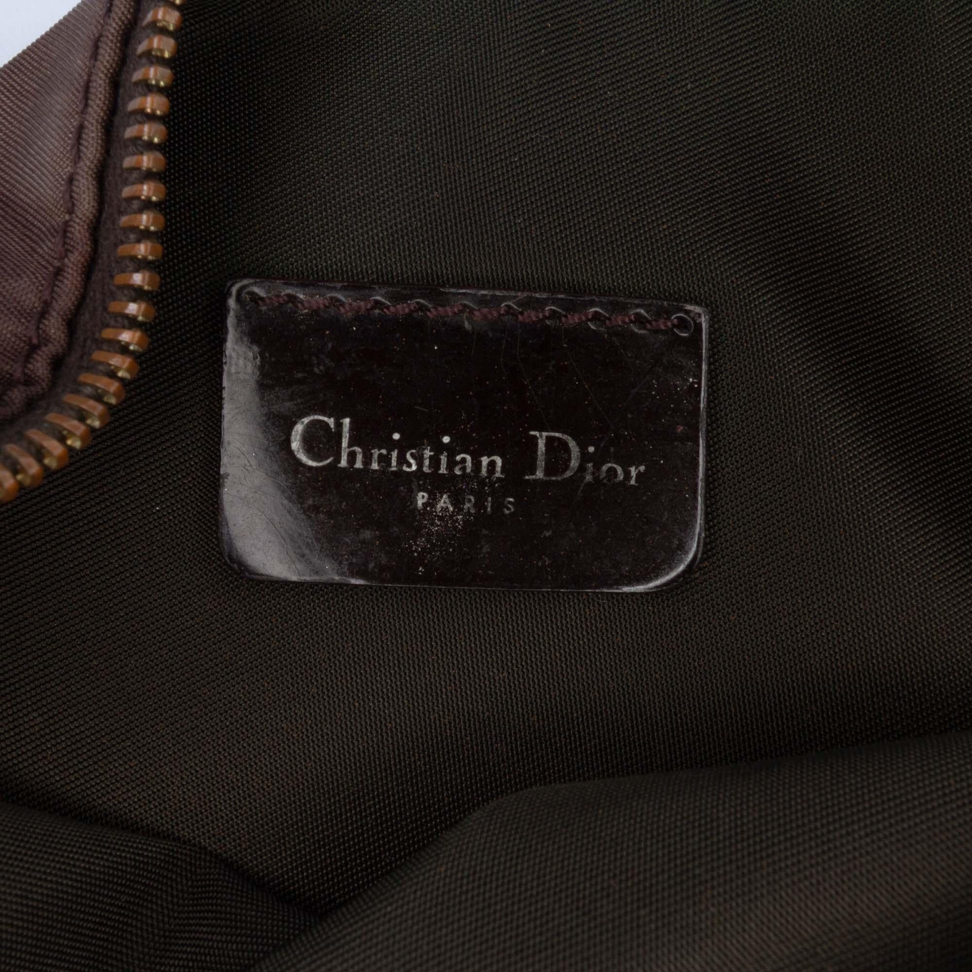 Dior Mini Printed Nylon Saddle Pochette