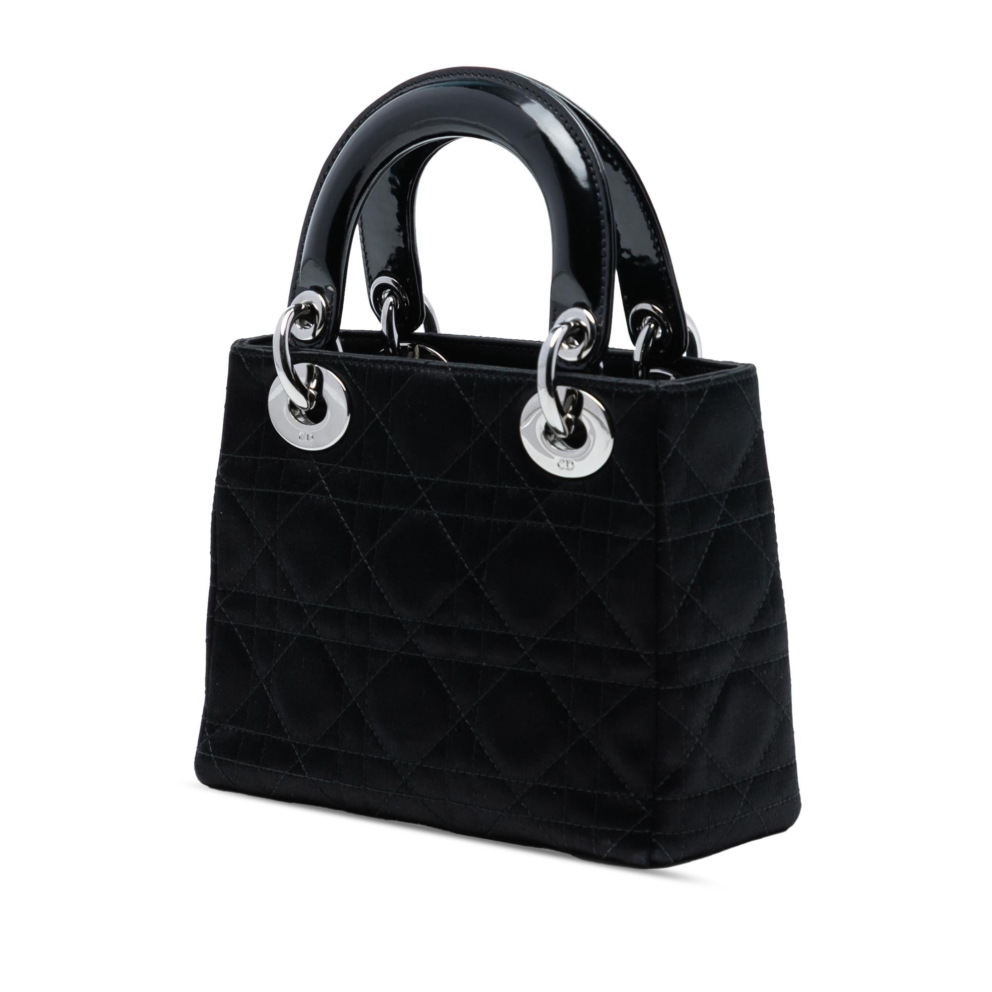 Dior Mini Satin Cannage Lady Dior