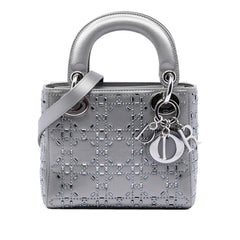 Dior Mini Satin Cannage Strass Crystal Embellished Lady Dior