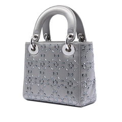 Dior Mini Satin Cannage Strass Crystal Embellished Lady Dior
