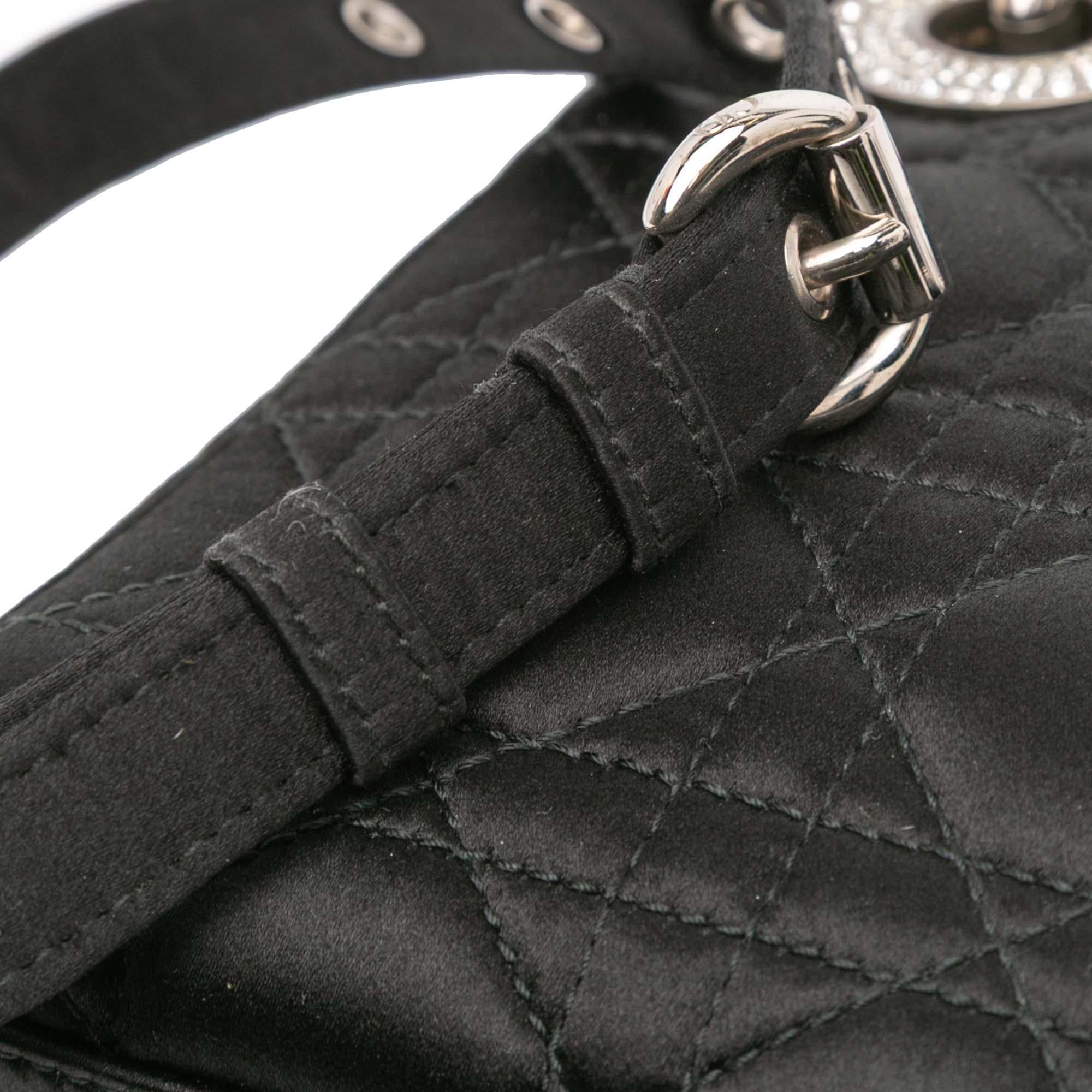 Dior Mini Satin Cannage Swarovski Crystal Lady Dior