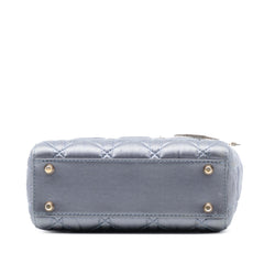 Dior Mini Satin Cannage Swarovski Crystal Lady Dior