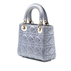 Dior Mini Satin Cannage Swarovski Crystal Lady Dior