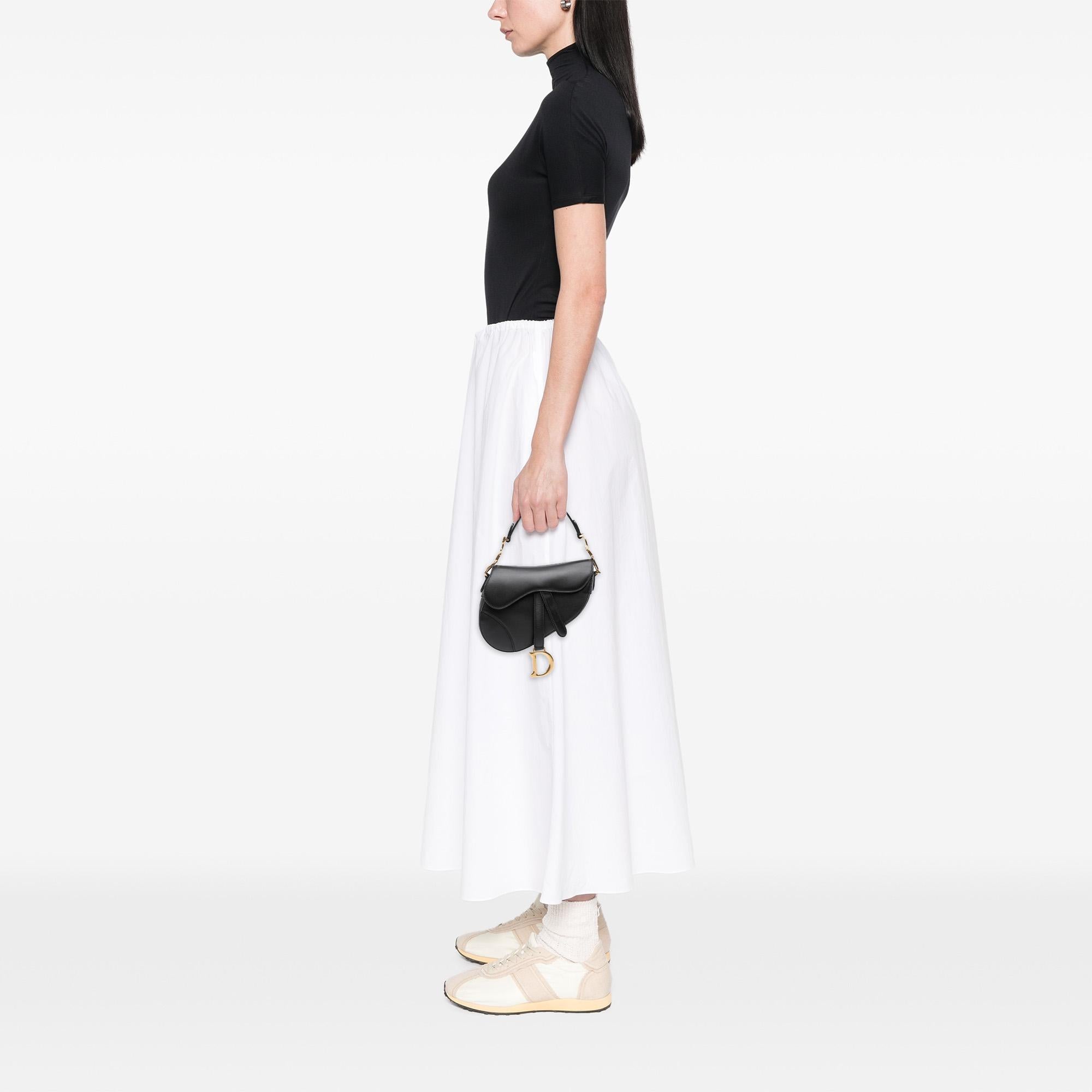Dior Mini Smooth Calfskin Saddle Bag