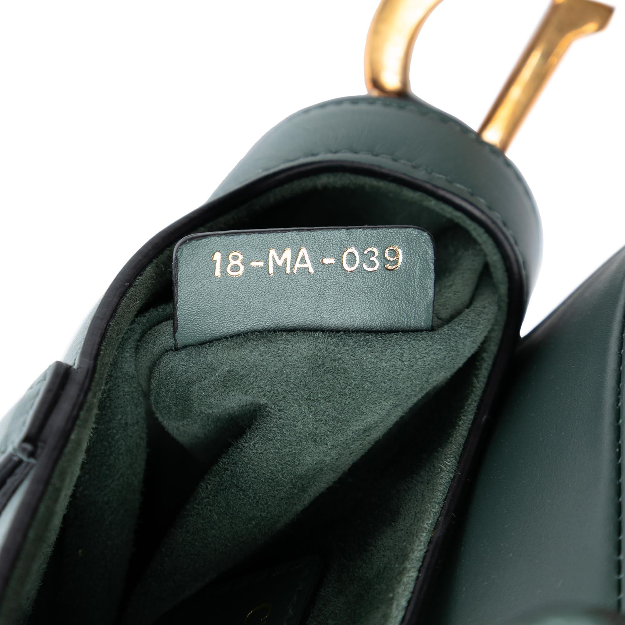 Dior Mini Smooth Calfskin Saddle Bag