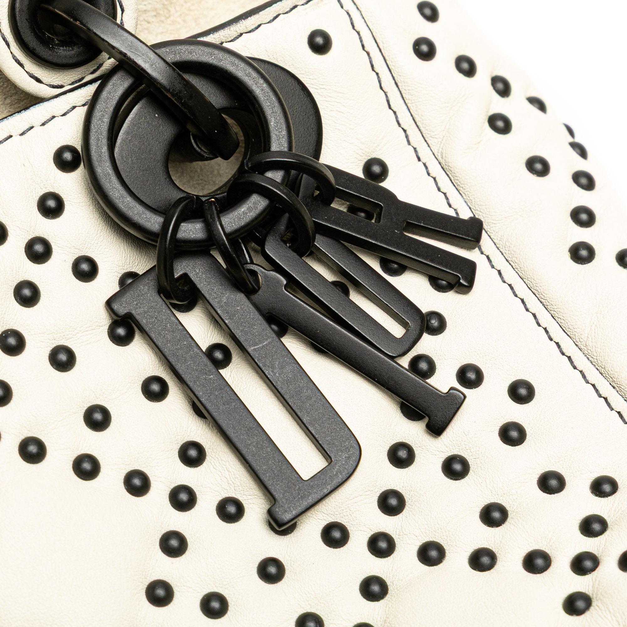Dior Mini Ultra Matte Calfskin Cannage Studded Supple Lady Dior